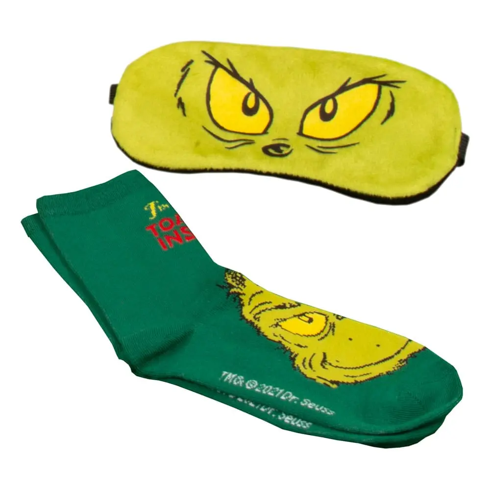 The Grinch Socks & Sleep Mask Set termékfotó