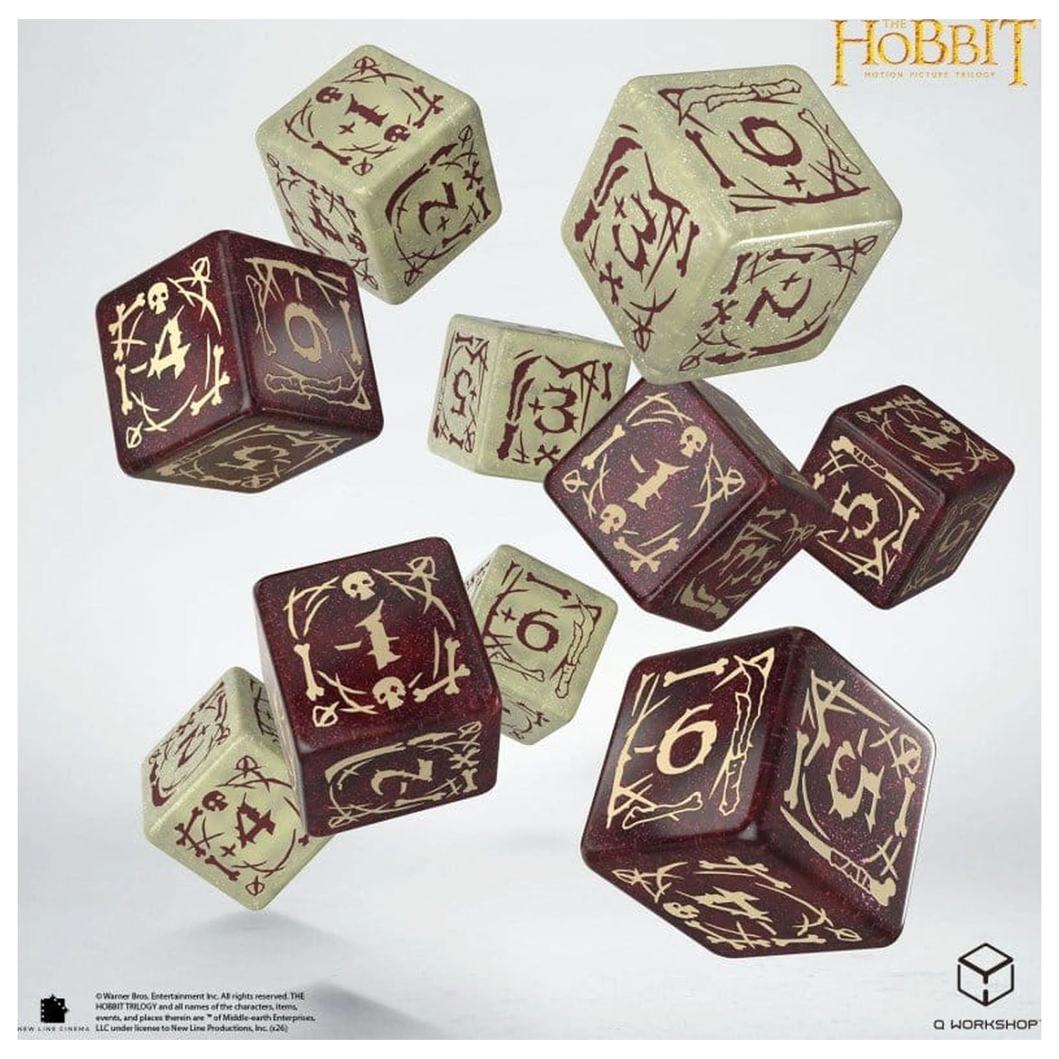 The Hobbit: 10 D6 Dice Set Goblins product photo