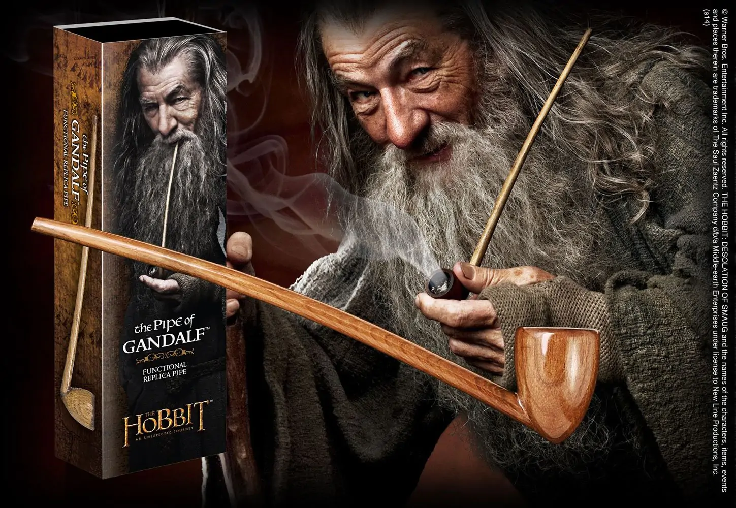 The Hobbit An Unexpected Journey Replica 1/1 The Pipe of Gandalf 23 cm product photo