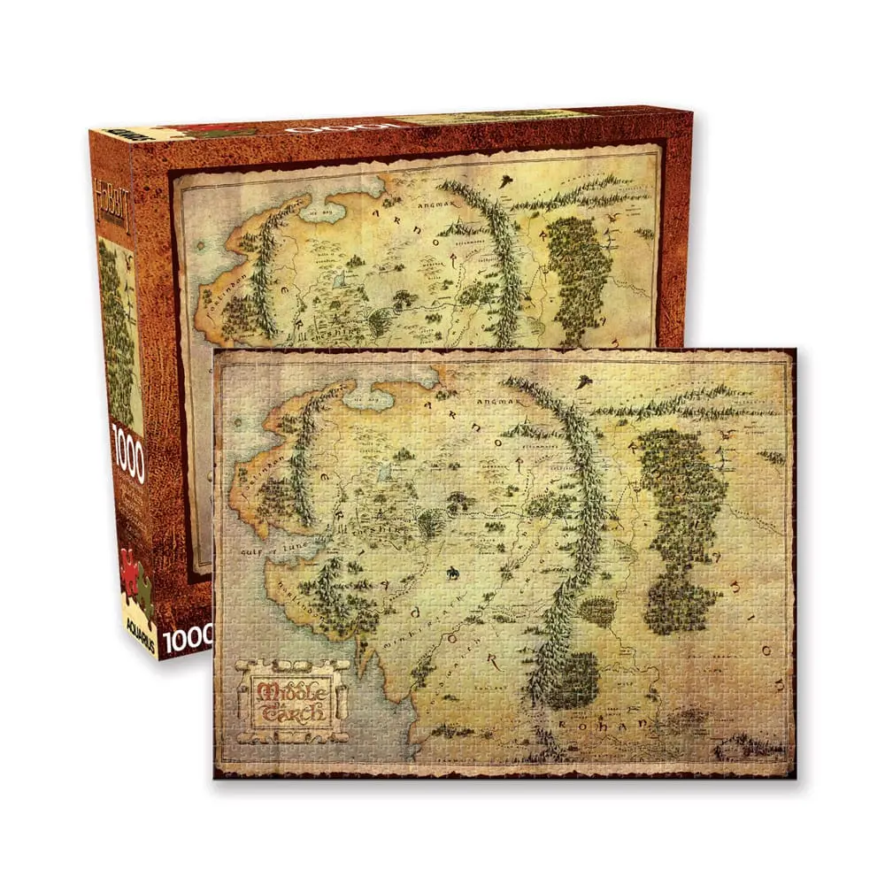 The Hobbit Jigsaw Puzzle Map (1000 pieces) product photo