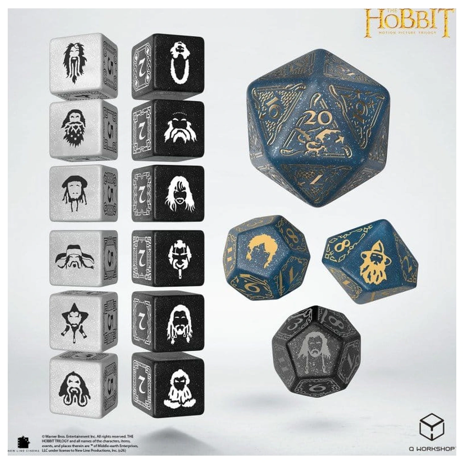 The Hobbit TCG Dice Set of 16 Aether Vale product photo