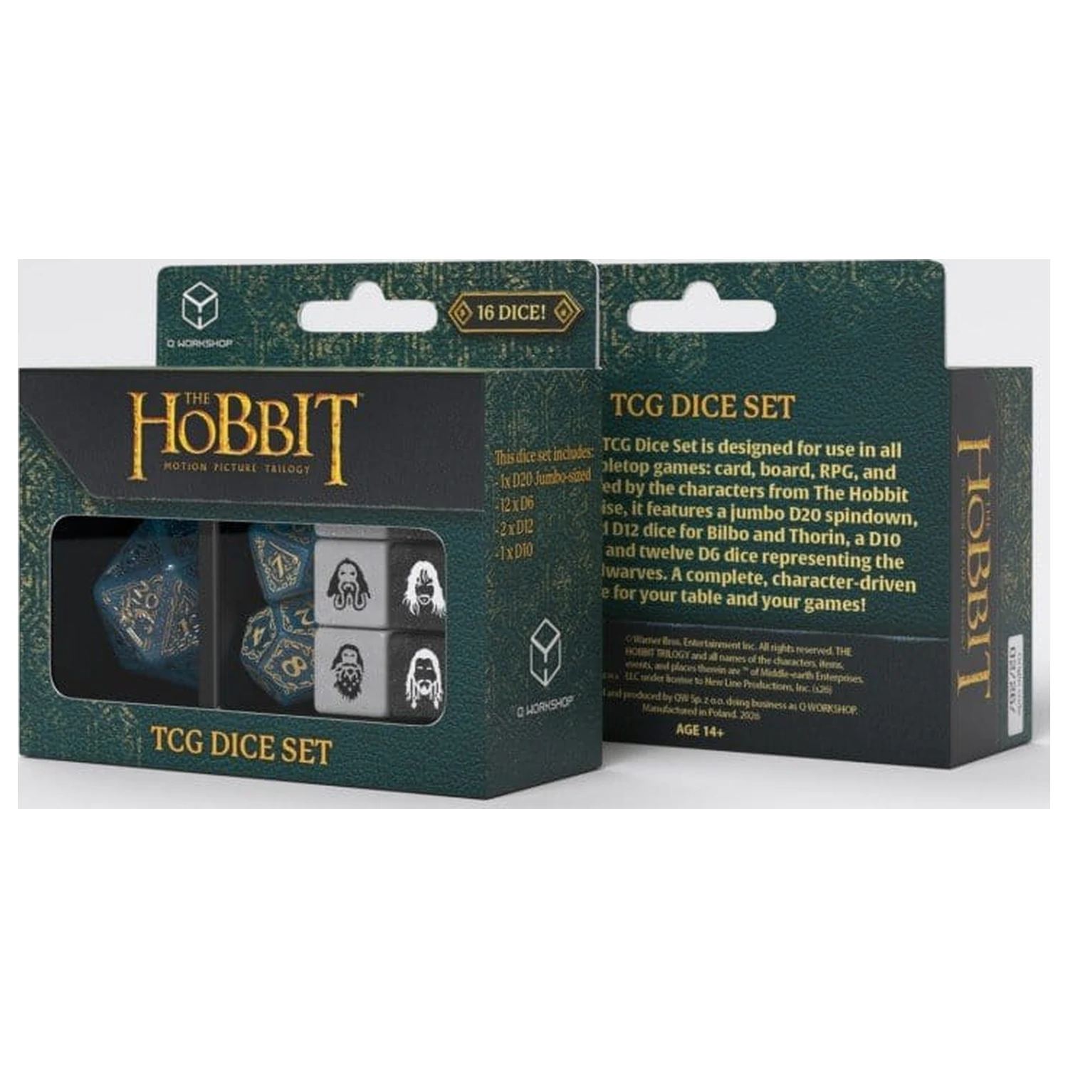The Hobbit TCG Dice Set of 16 Aether Vale product photo