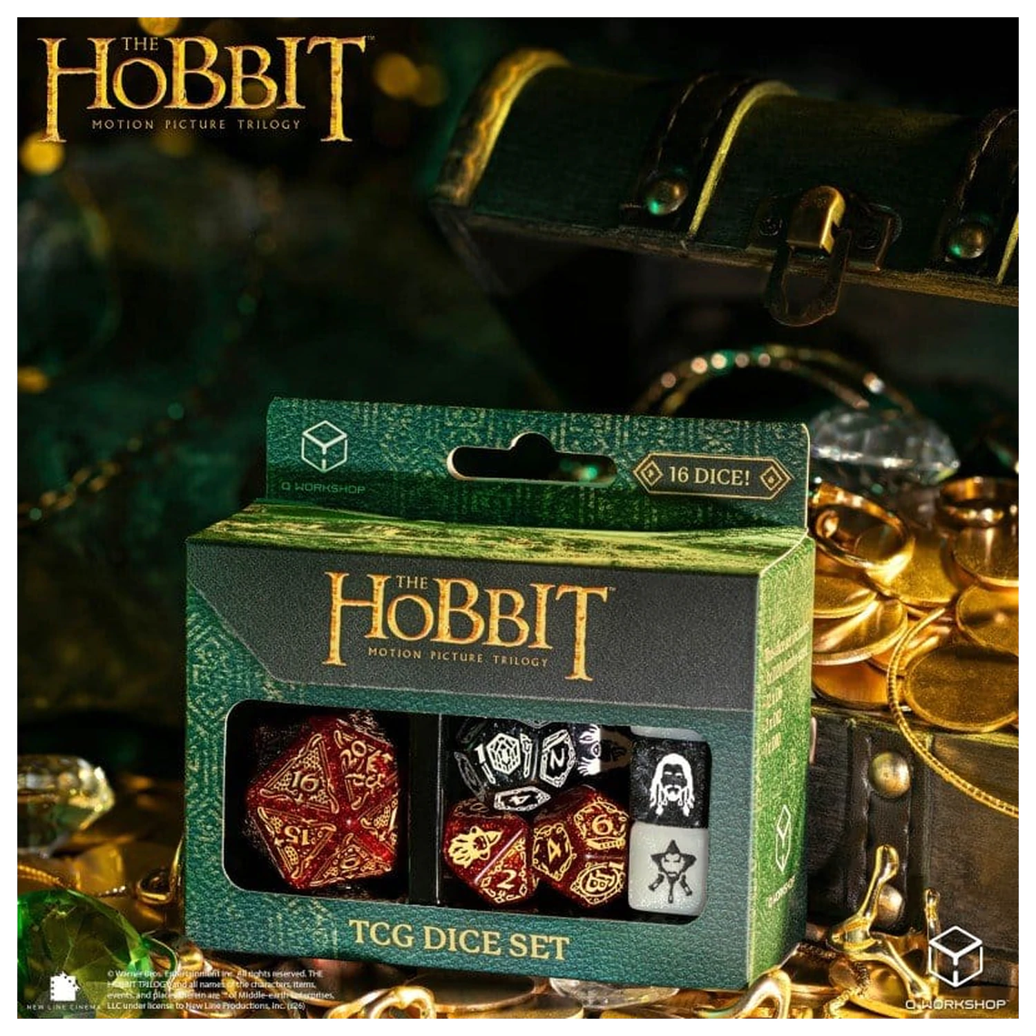 The Hobbit TCG Dice Set of 16 Ember Hearth product photo