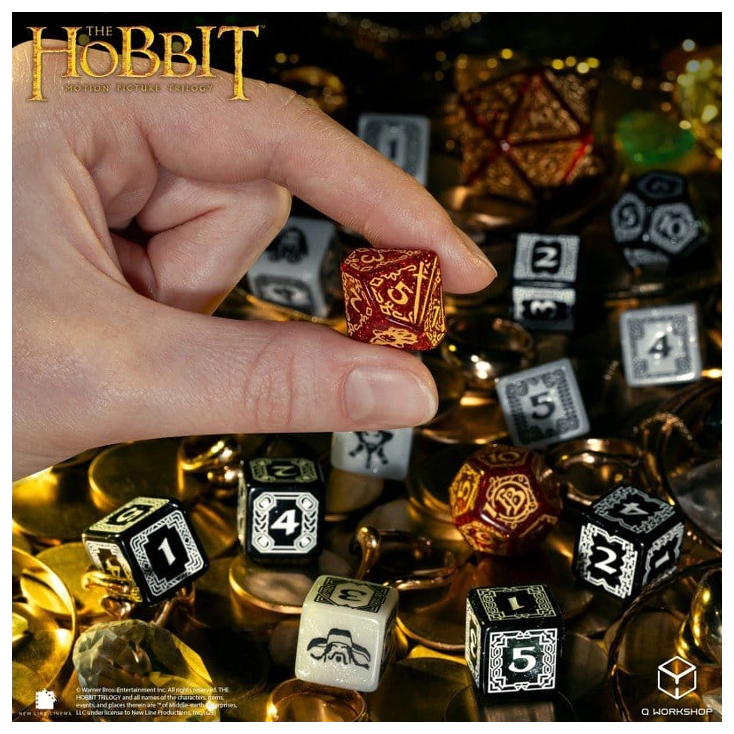 The Hobbit TCG Dice Set of 16 Ember Hearth product photo