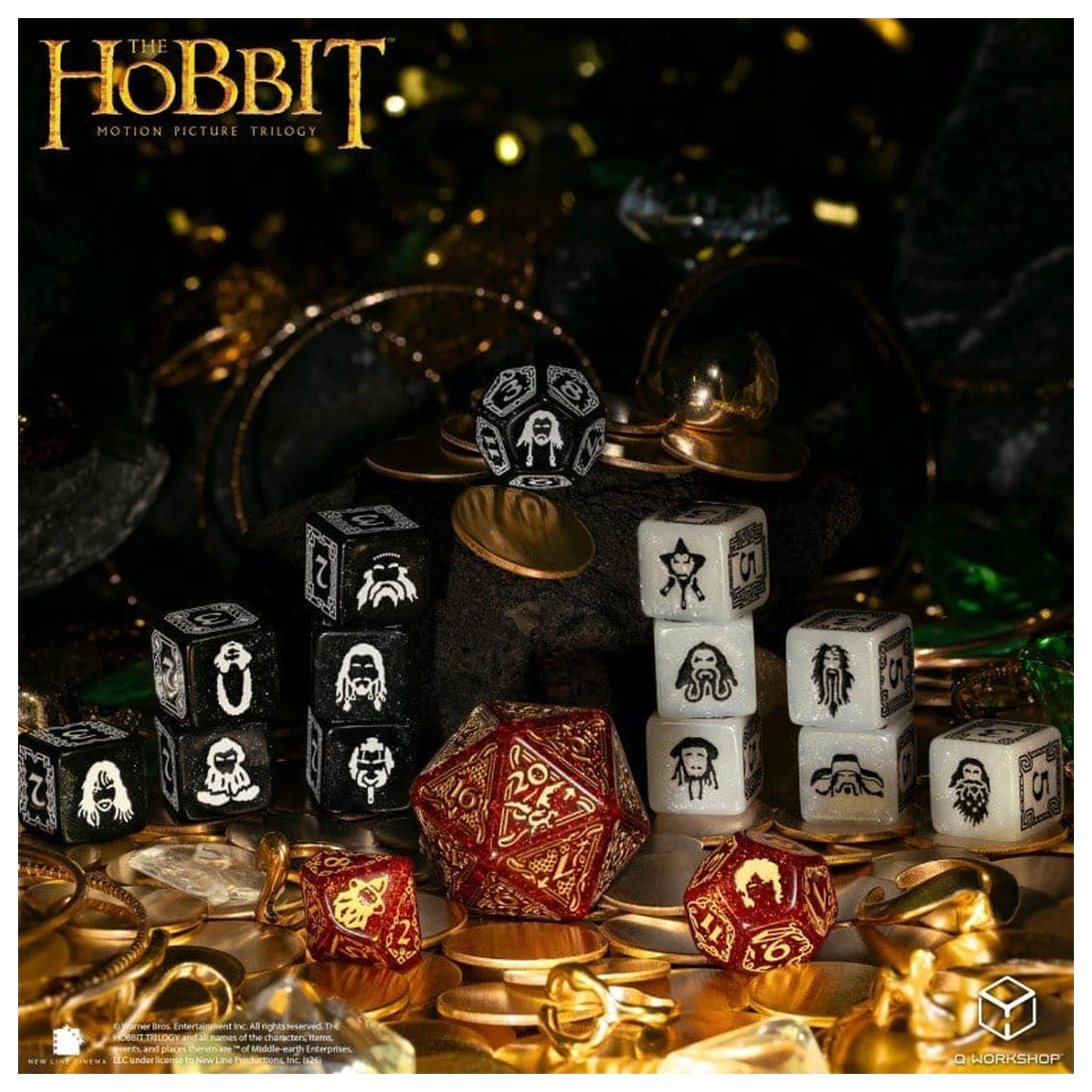 The Hobbit TCG Dice Set of 16 Ember Hearth product photo