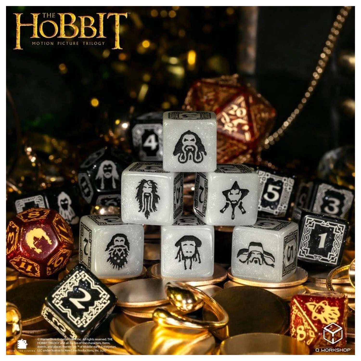 The Hobbit TCG Dice Set of 16 Ember Hearth product photo