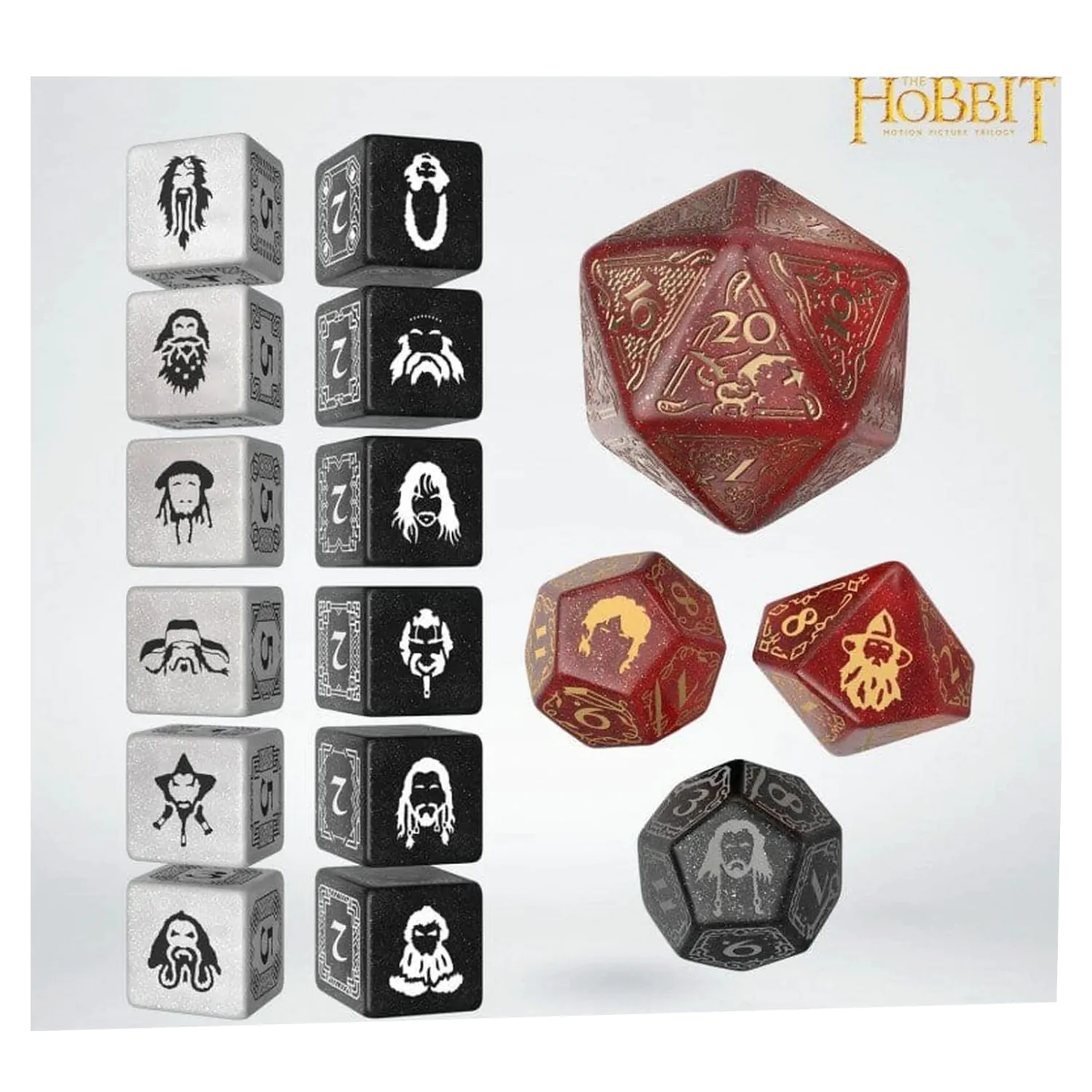 The Hobbit TCG Dice Set of 16 Ember Hearth product photo
