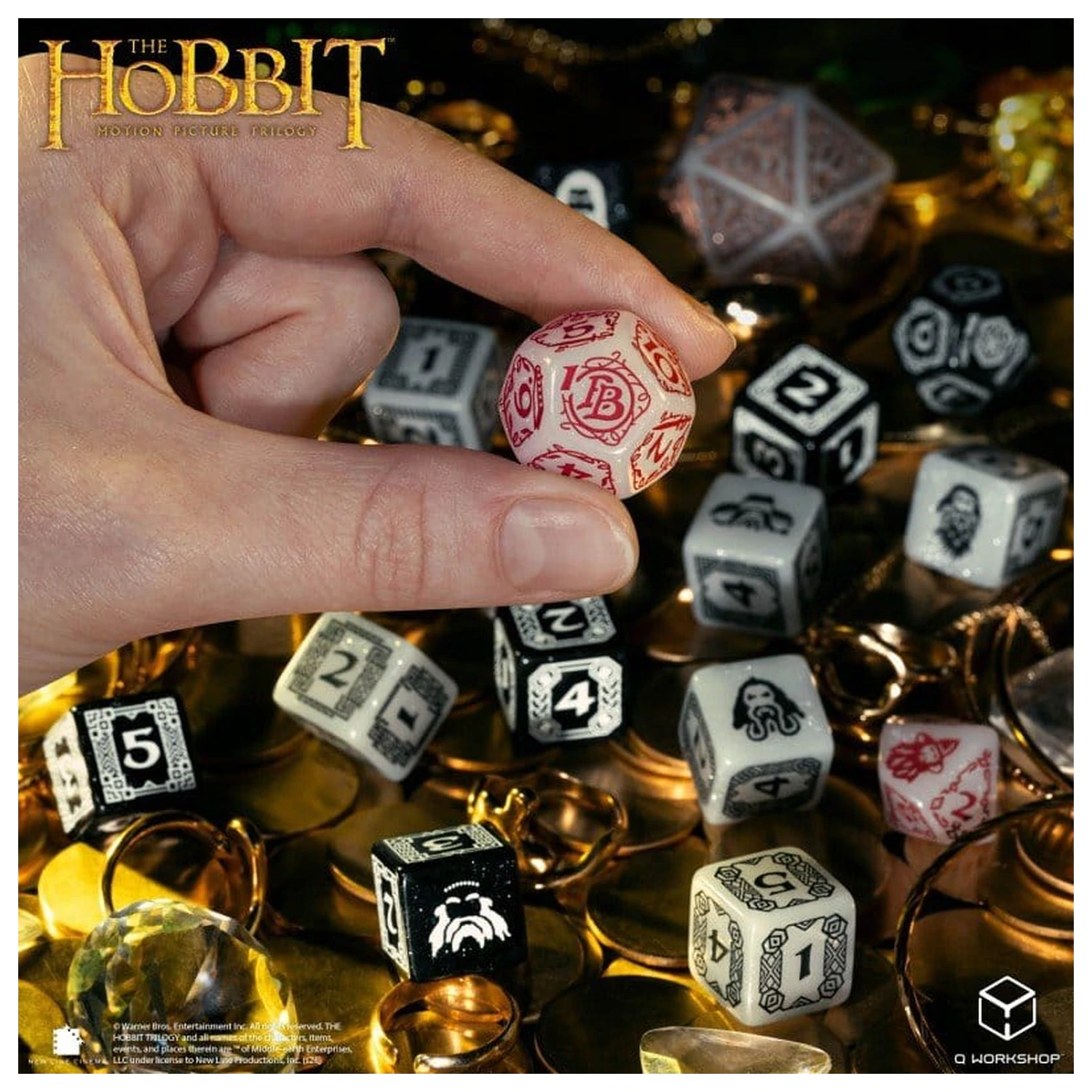 The Hobbit TCG Dice Set of 16 Radiant Dawn product photo