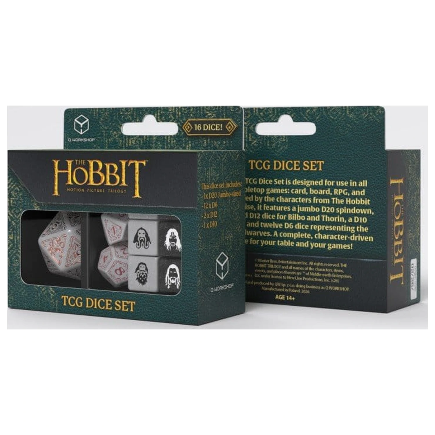 The Hobbit TCG Dice Set of 16 Radiant Dawn product photo