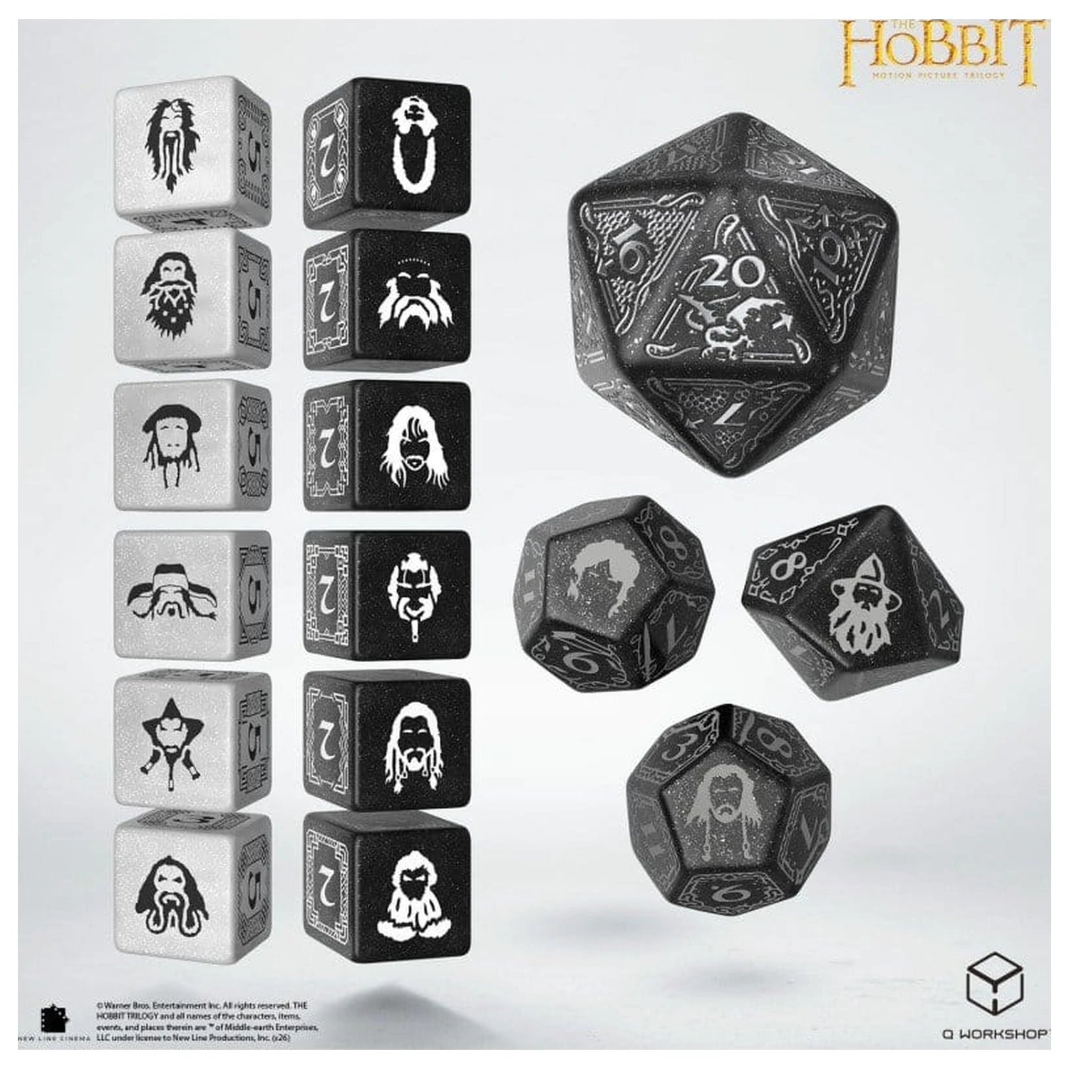 The Hobbit TCG Dice Set of 16 Umbral Hollow product photo