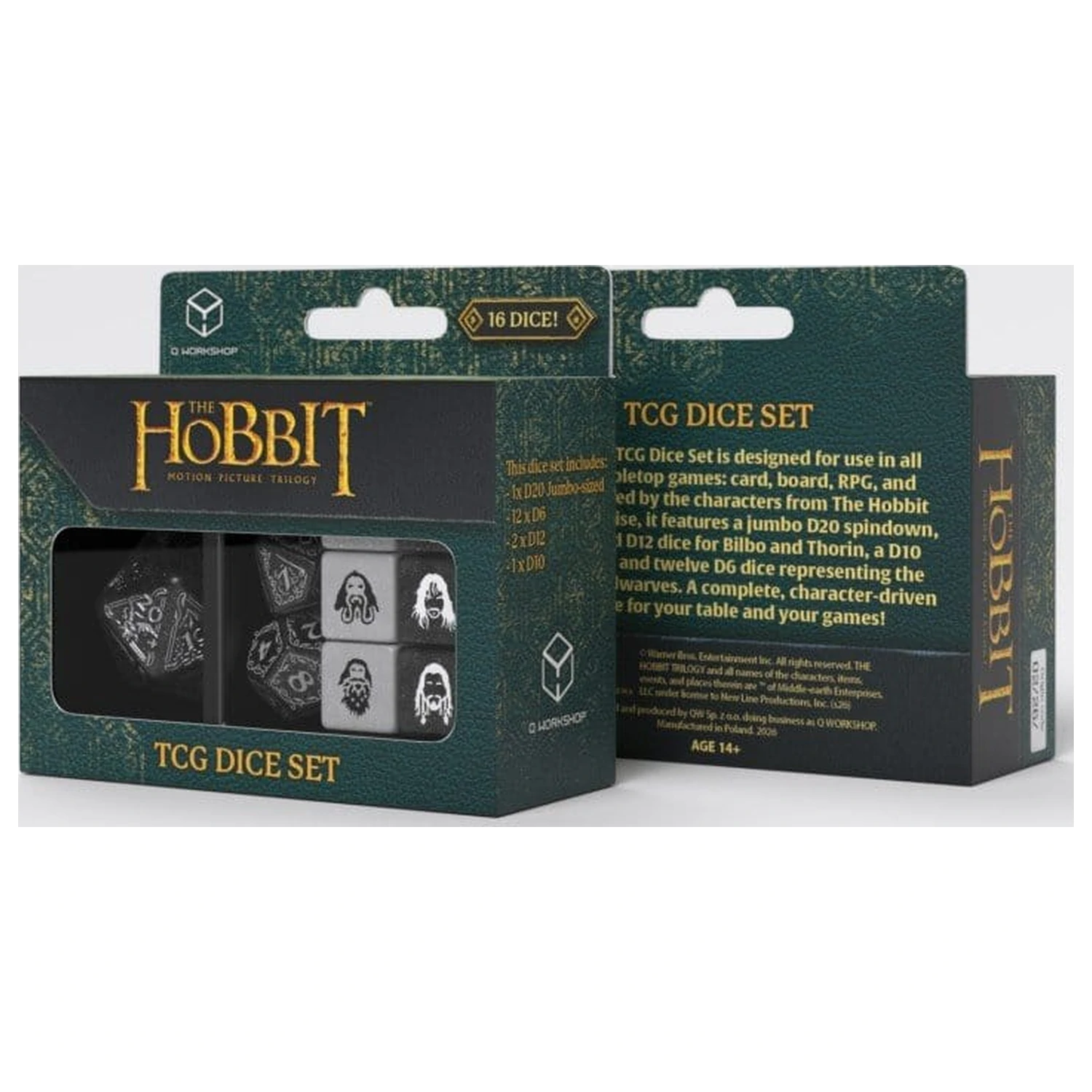 The Hobbit TCG Dice Set of 16 Umbral Hollow product photo