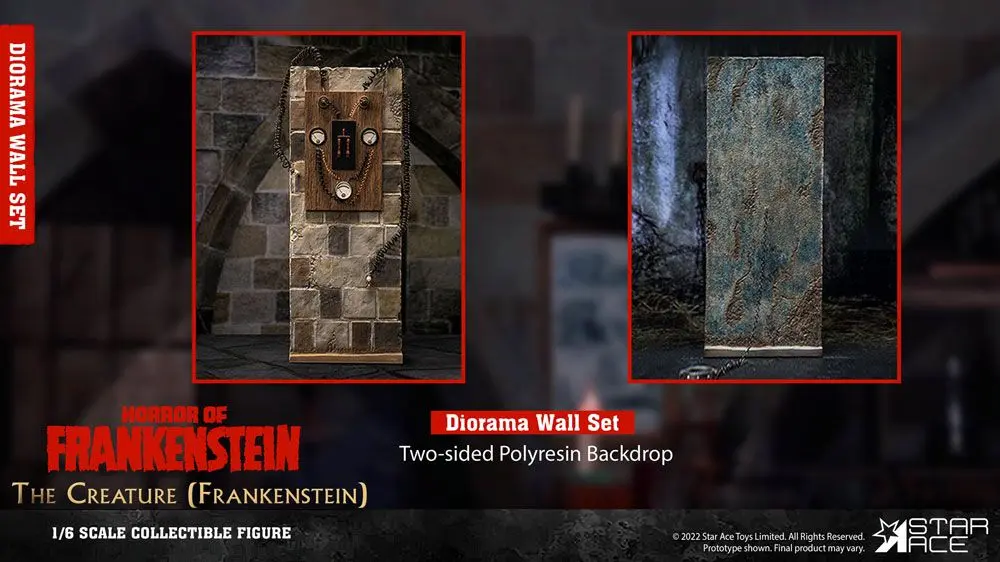 The Horror of Frankenstein My Favourite Movie 1/6 Diorama Wall product photo
