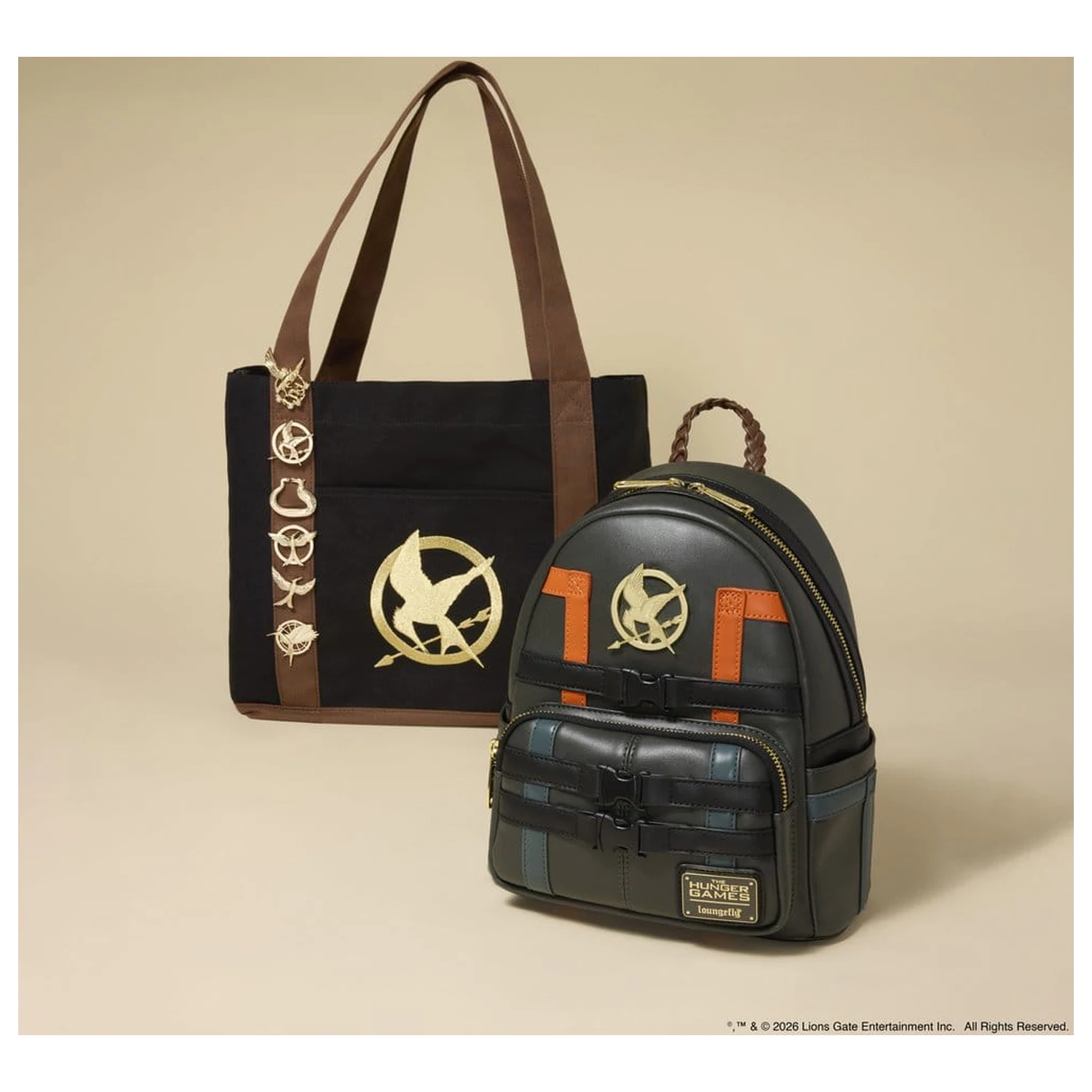 The Hunger Games by Loungefly Tote Bag District 12 product photo