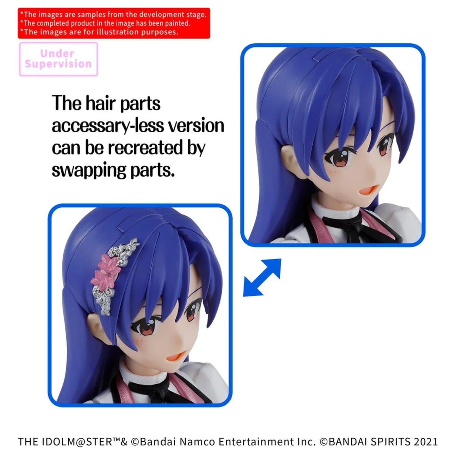The Idolmaster 30MS Chihaya Kisaragi (20th Anniv. You and I) Model Kit product photo
