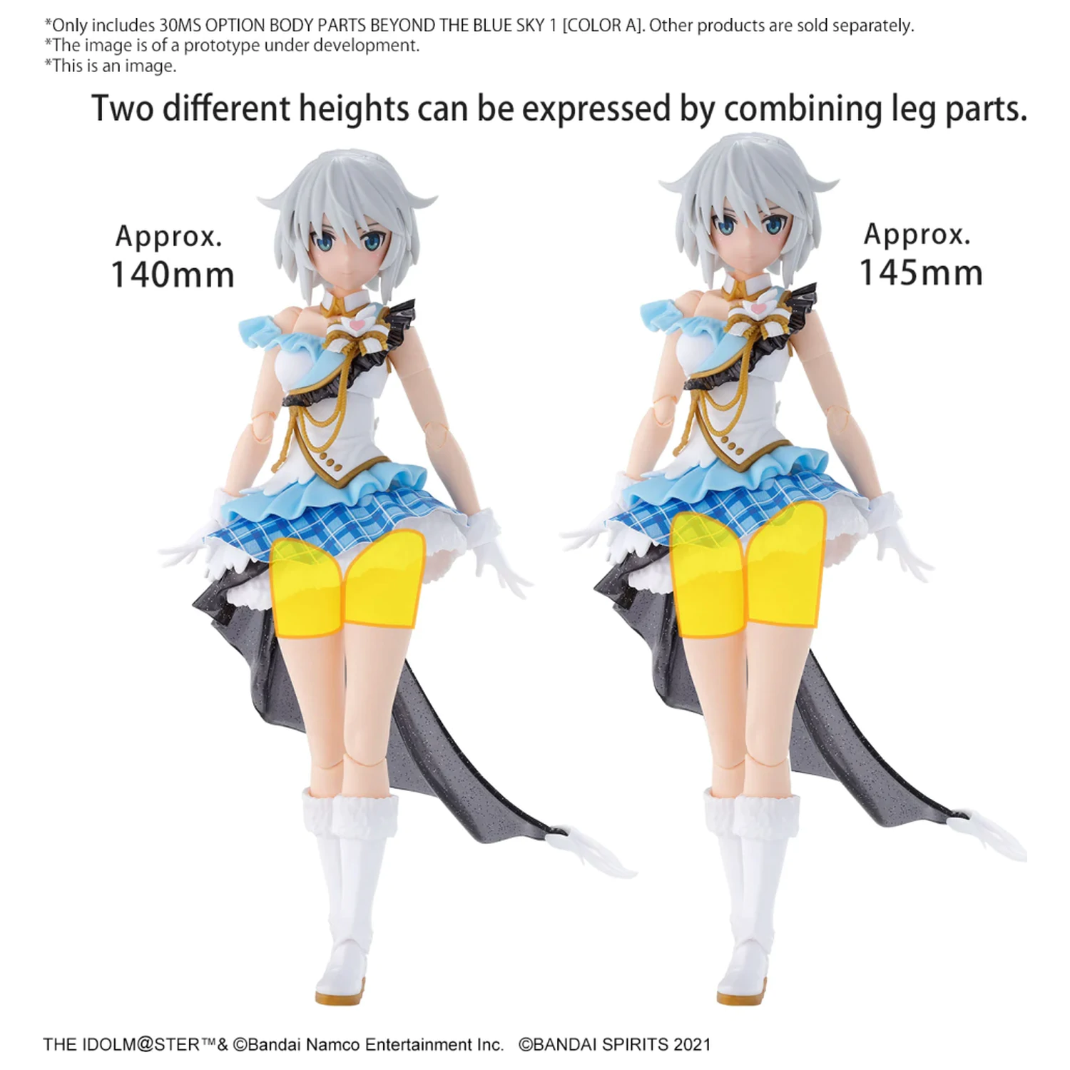 The Idolmaster 30MS Option Body Parts Beyond the Blue Sky 1 -Model Kit product photo