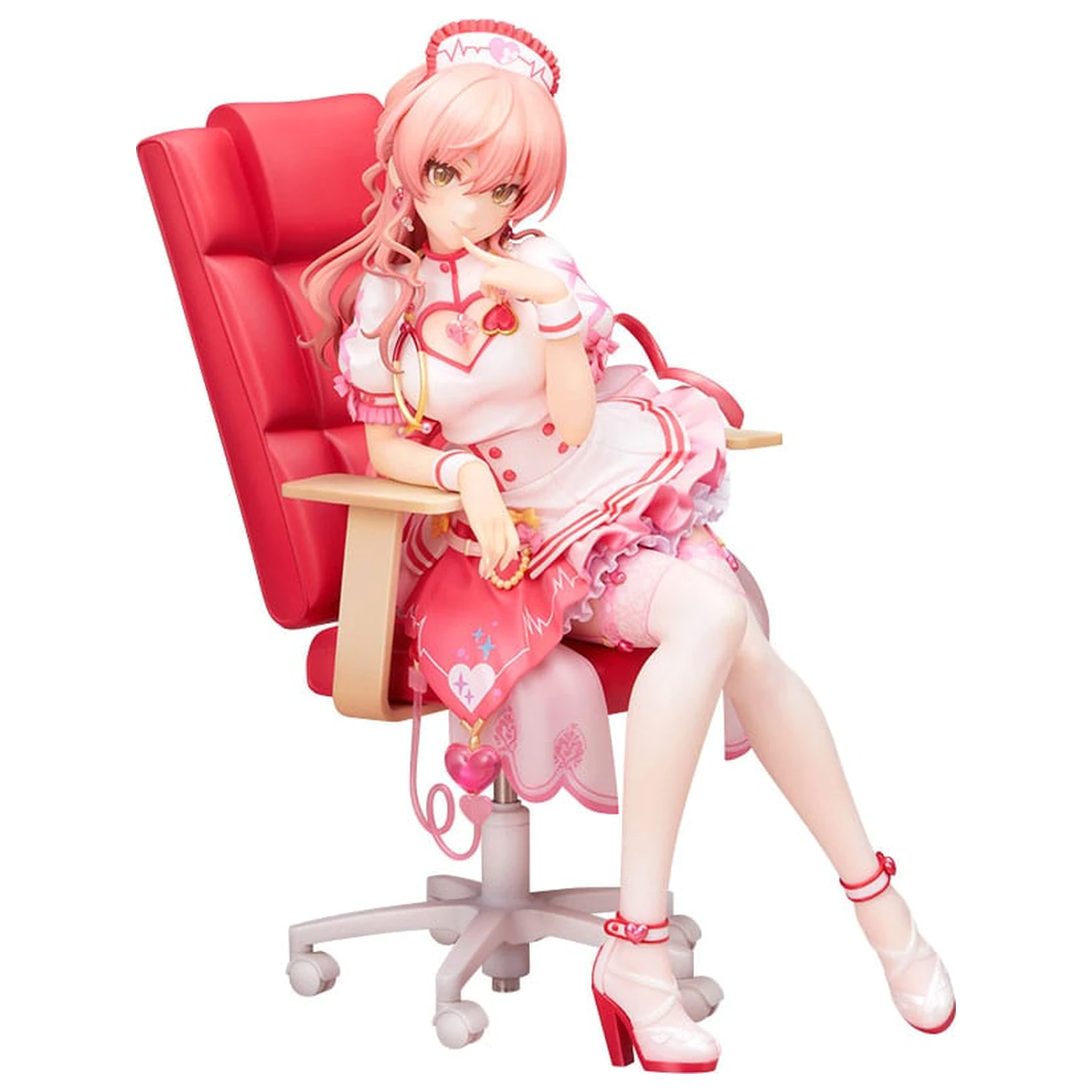 The Idolmaster Cinderella Girls PVC Statue 1/7 Mika Jougasaki Halloween Love Nurse Ver. 20 cm  product photo