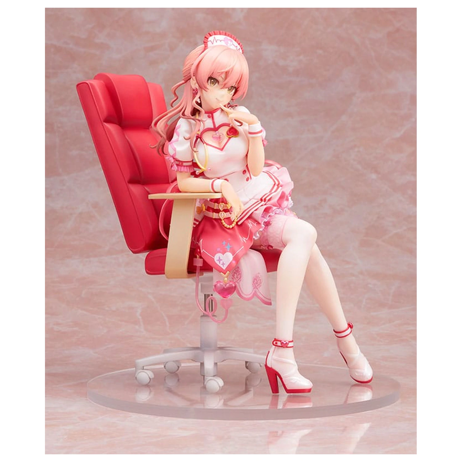 The Idolmaster Cinderella Girls PVC Statue 1/7 Mika Jougasaki Halloween Love Nurse Ver. 20 cm  product photo