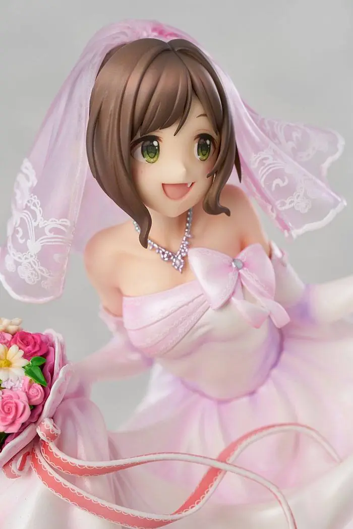 The Idolmaster Cinderella Girls PVC Statue 1/7 Miku Maekawa Dreaming Bride Ver. Limited 24 cm product photo