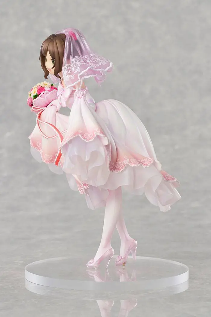 The Idolmaster Cinderella Girls PVC Statue 1/7 Miku Maekawa Dreaming Bride Ver. Limited 24 cm product photo