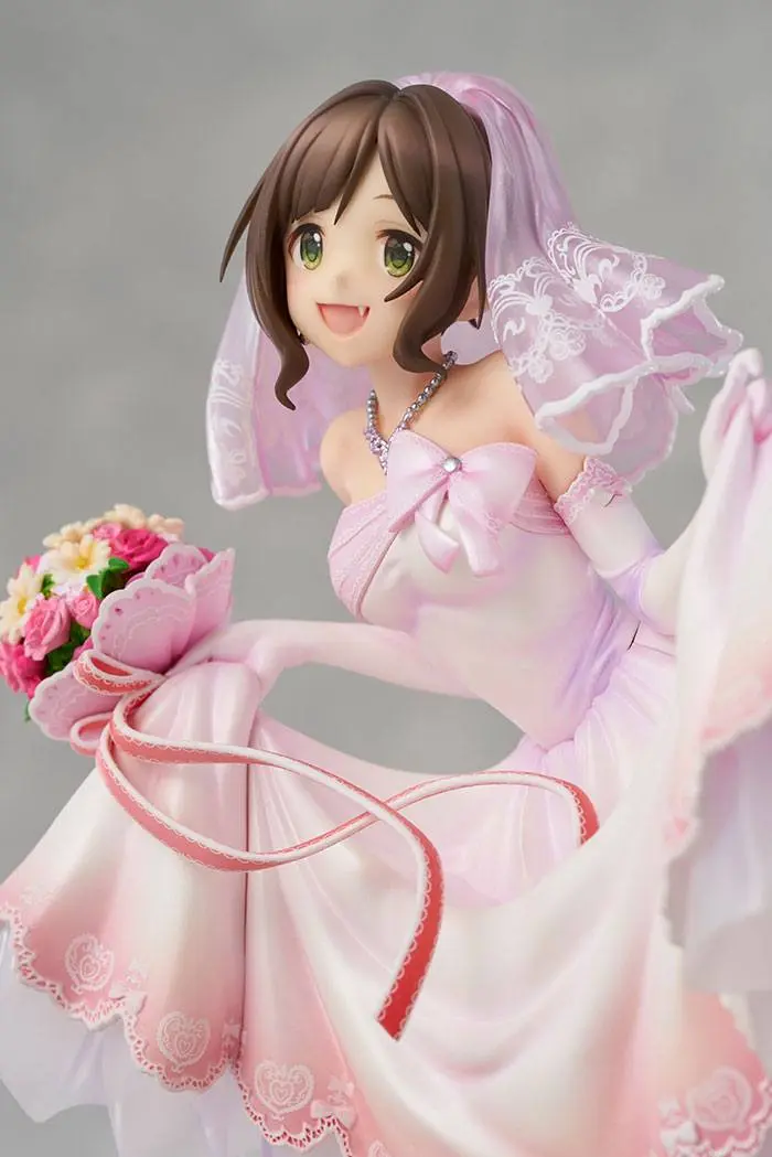 The Idolmaster Cinderella Girls PVC Statue 1/7 Miku Maekawa Dreaming Bride Ver. Limited 24 cm product photo