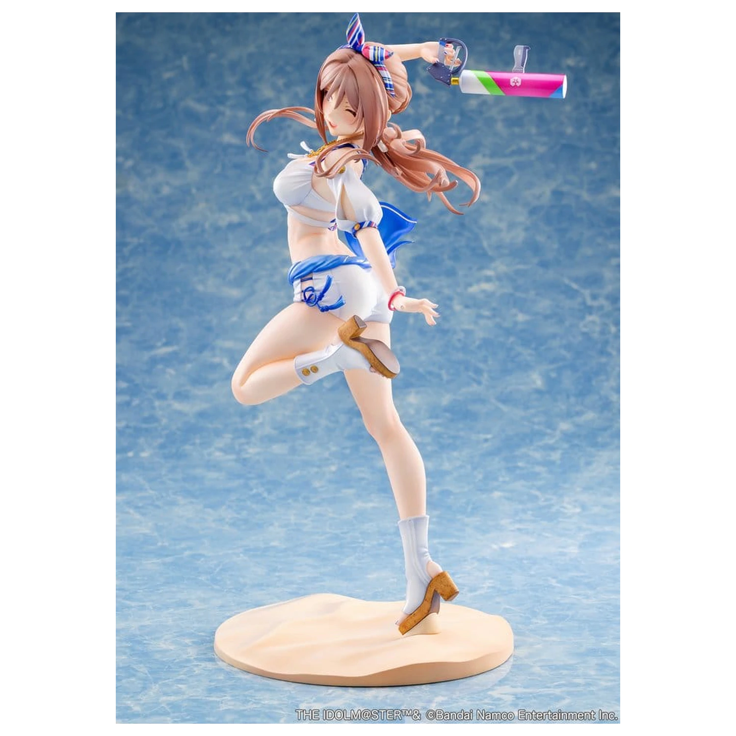 The Idolmaster Gakuen PVC Figure 1/7 Himesaki Rinami Kimi to Semi Blue Ver. 27 cm product photo