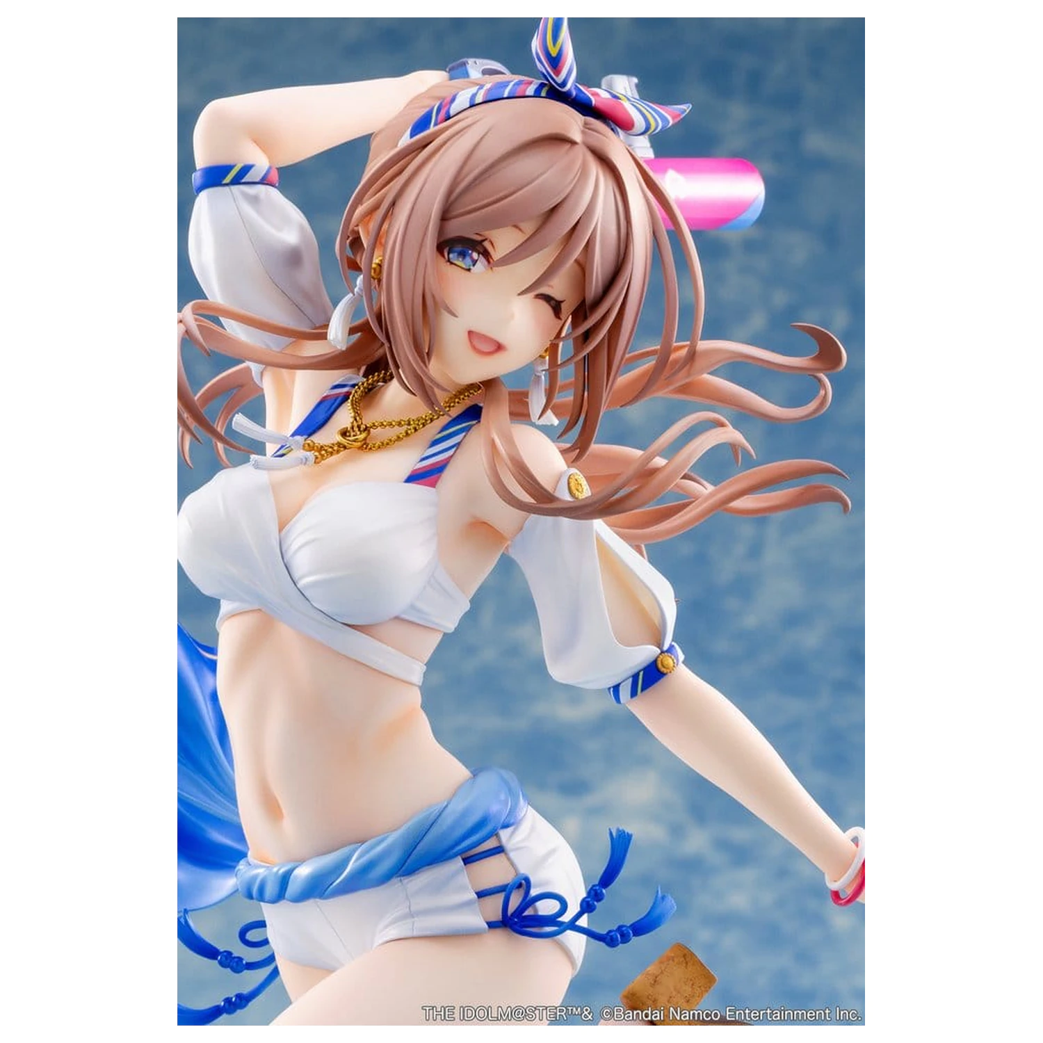 The Idolmaster Gakuen PVC Figure 1/7 Himesaki Rinami Kimi to Semi Blue Ver. 27 cm product photo