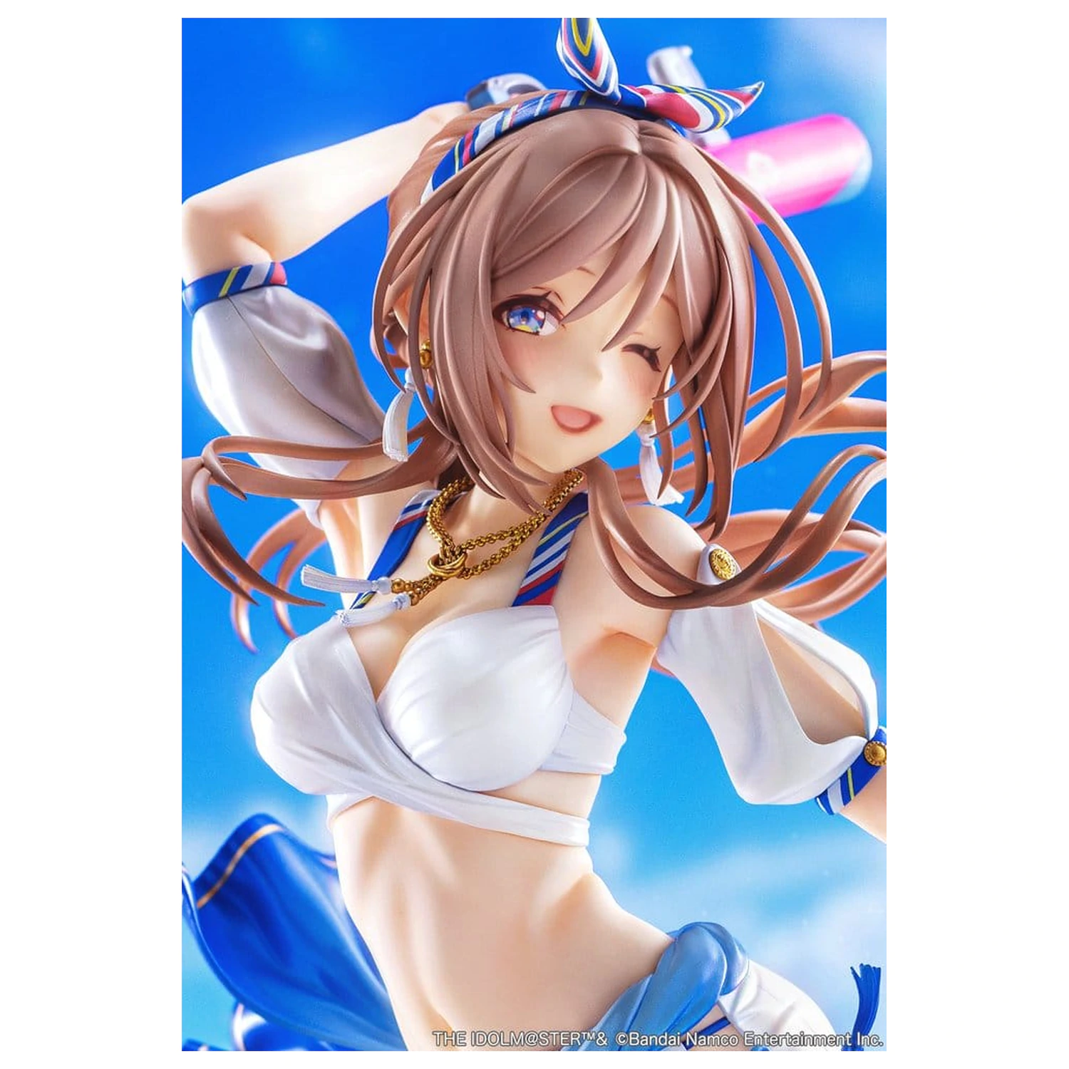 The Idolmaster Gakuen PVC Figure 1/7 Himesaki Rinami Kimi to Semi Blue Ver. 27 cm product photo