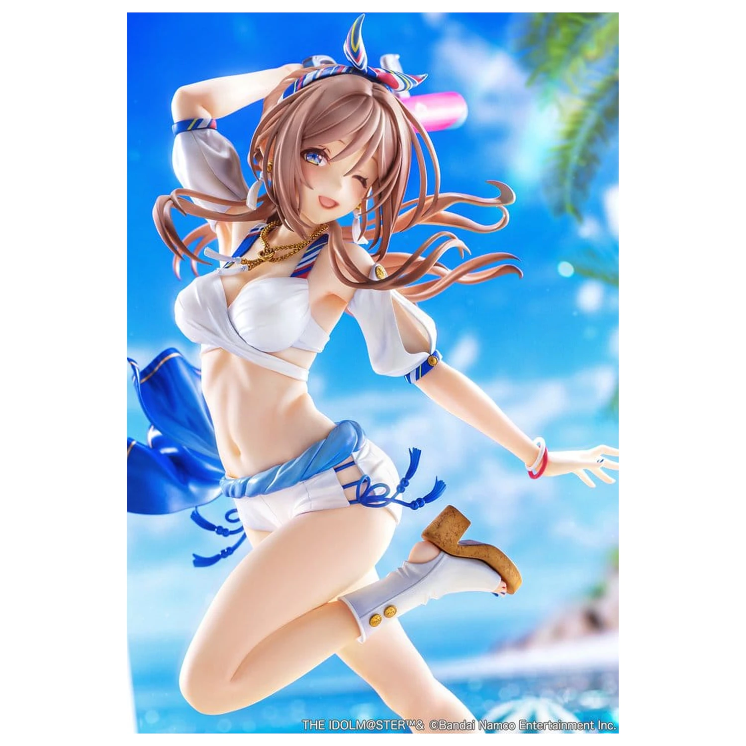 The Idolmaster Gakuen PVC Figure 1/7 Himesaki Rinami Kimi to Semi Blue Ver. With Bonus 27 cm product photo