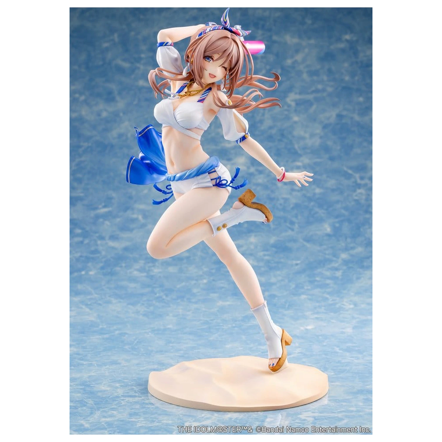 The Idolmaster Gakuen PVC Figure 1/7 Himesaki Rinami Kimi to Semi Blue Ver. With Bonus 27 cm product photo