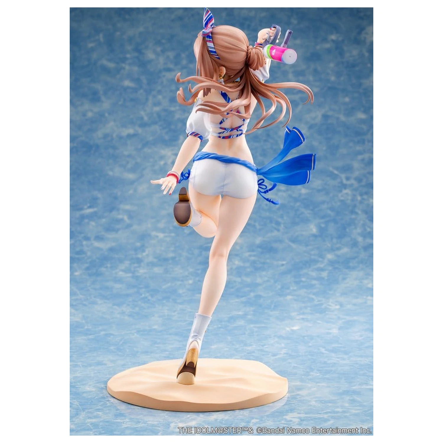 The Idolmaster Gakuen PVC Figure 1/7 Himesaki Rinami Kimi to Semi Blue Ver. With Bonus 27 cm product photo