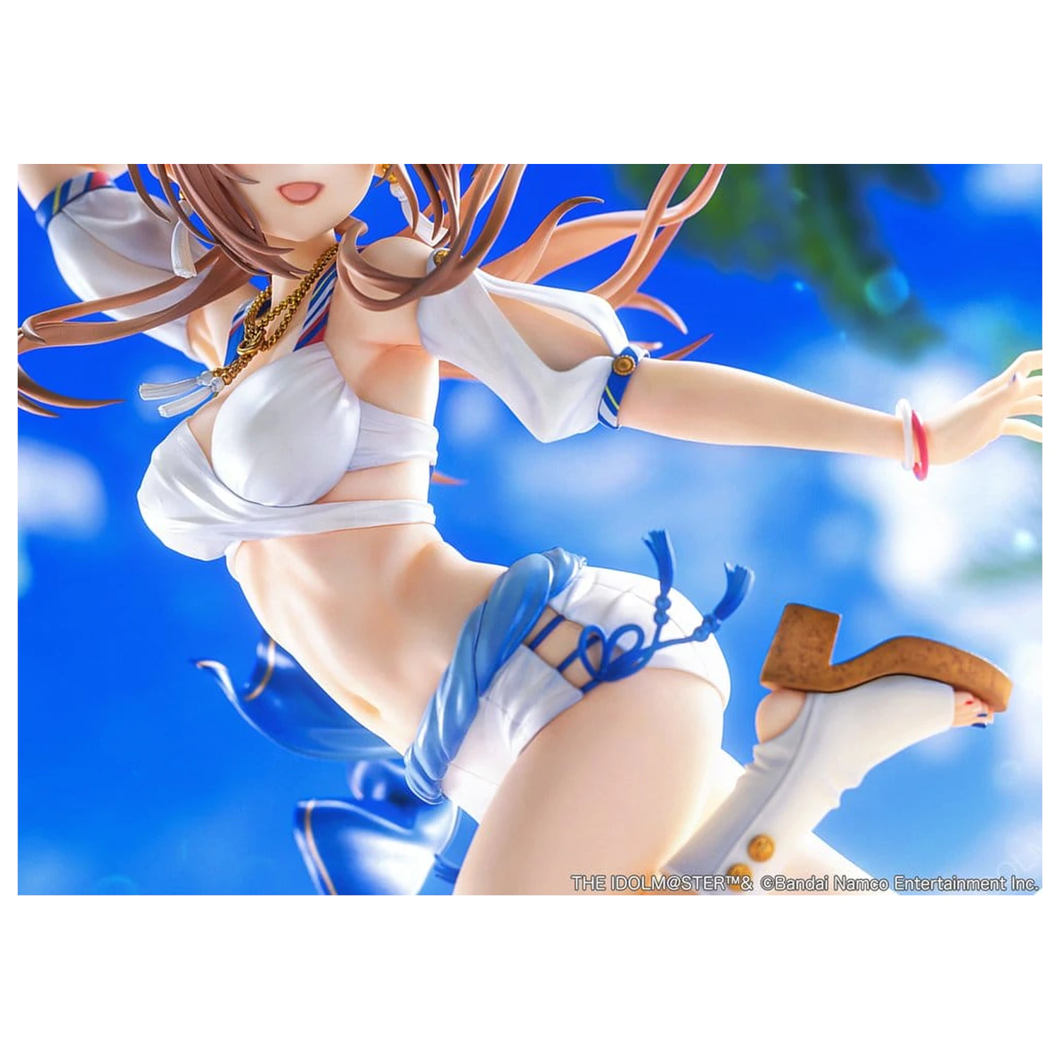 The Idolmaster Gakuen PVC Figure 1/7 Himesaki Rinami Kimi to Semi Blue Ver. With Bonus 27 cm product photo