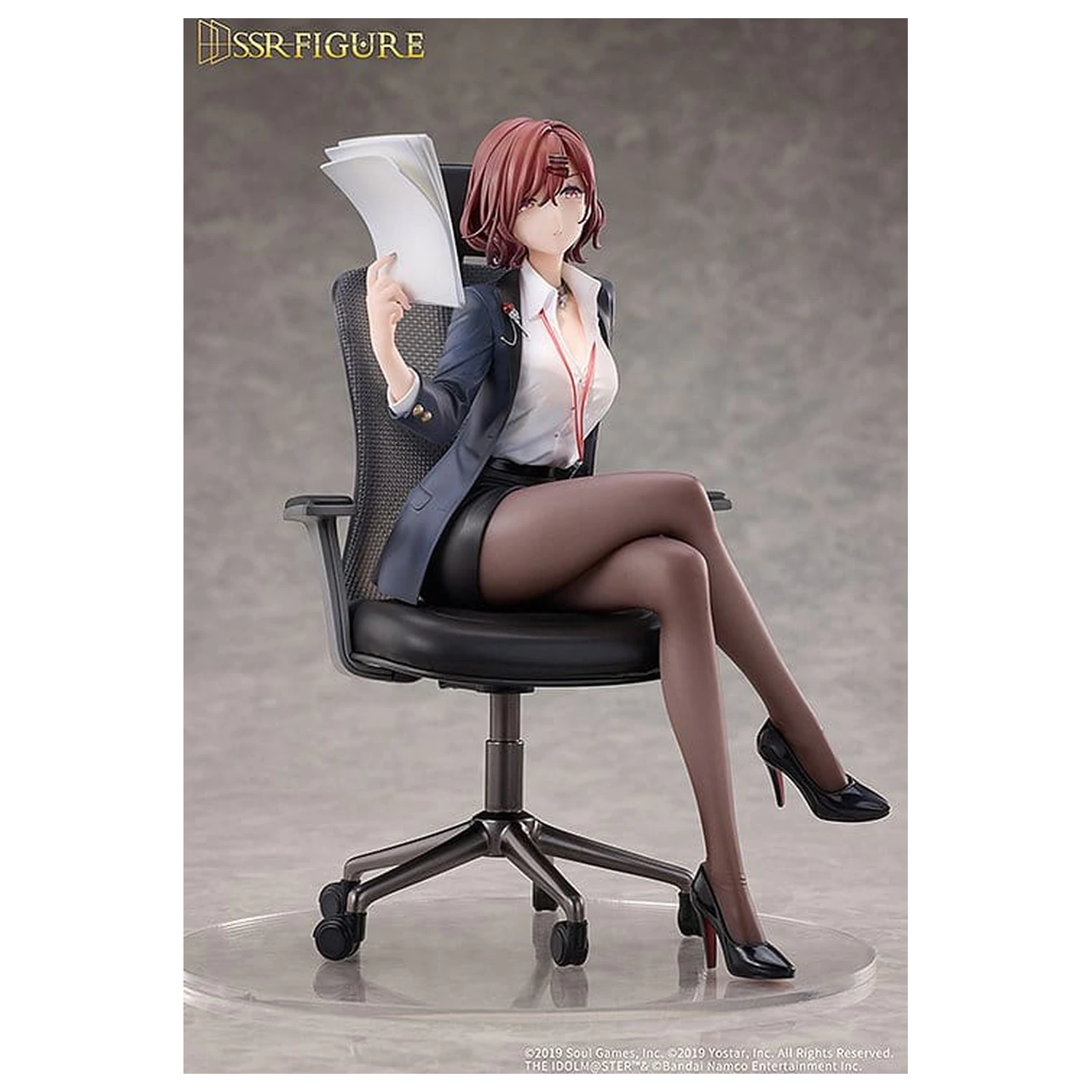 The Idolmaster Shiny Colors x Mahjong Soul PVC Figure 1/7 Madoka Higuchi Effortless Work Ver. 21 cm product photo
