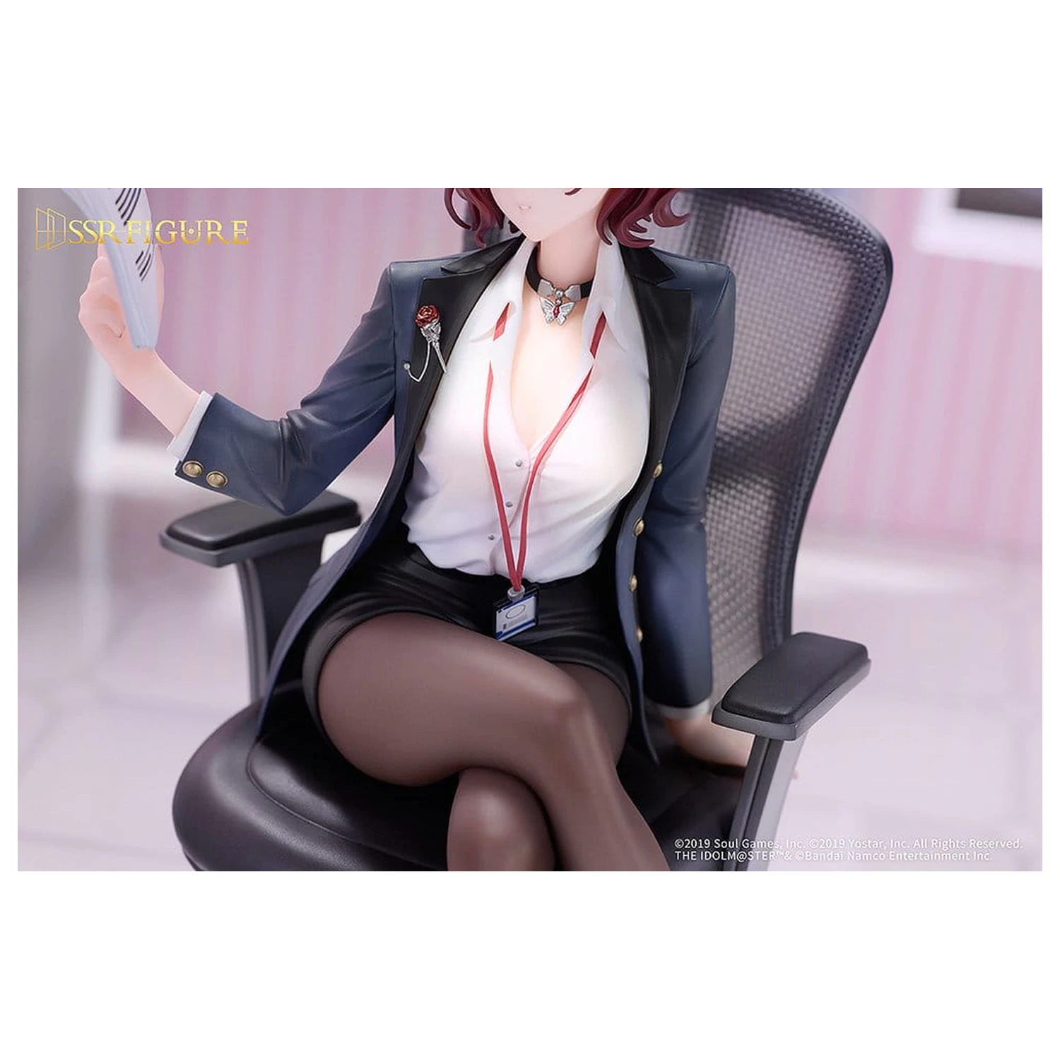 The Idolmaster Shiny Colors x Mahjong Soul PVC Figure 1/7 Madoka Higuchi Effortless Work Ver. 21 cm product photo