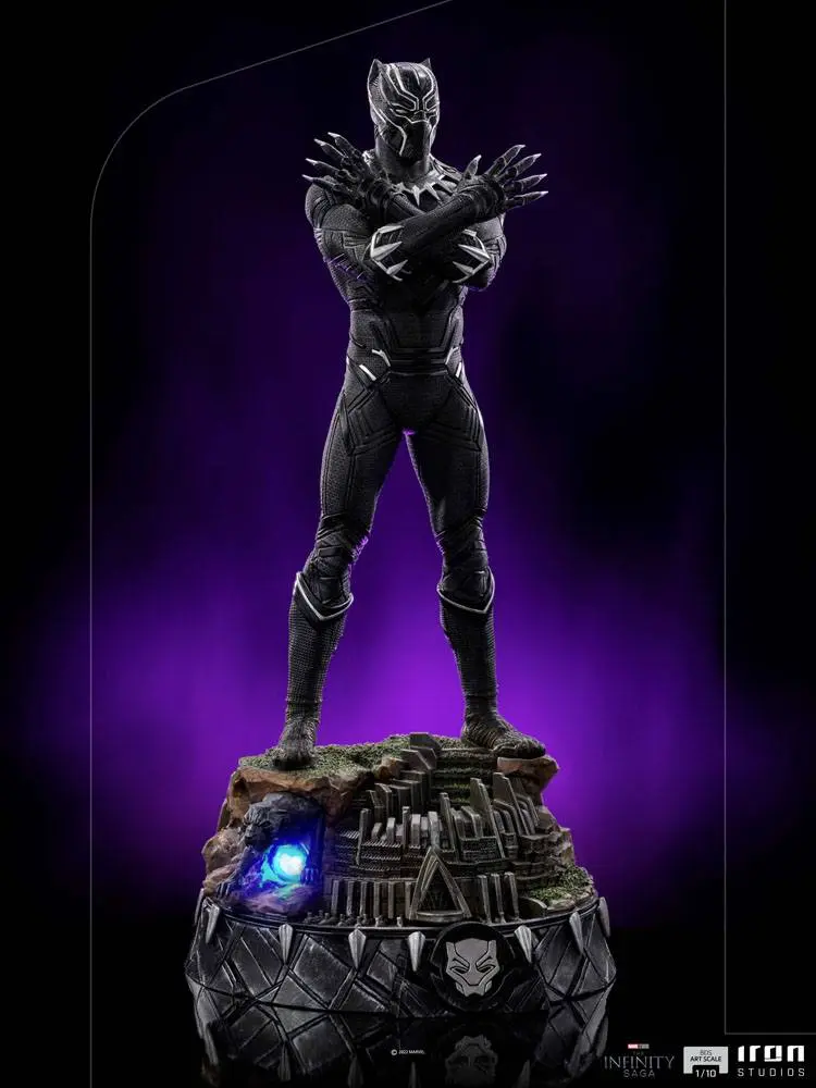 The Infinity Saga Art Scale Statue 1/10 Black Panther Deluxe 25 cm product photo