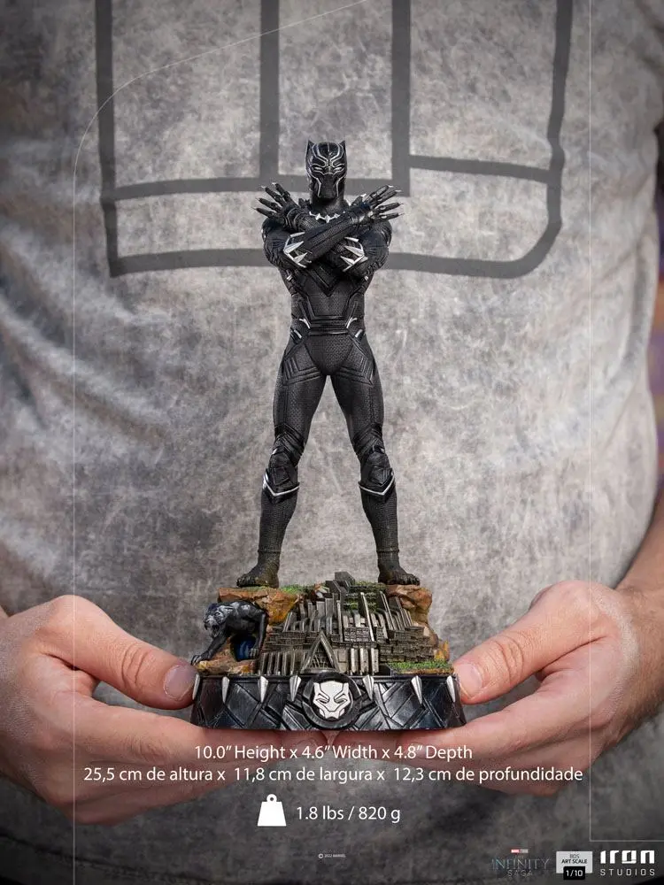 The Infinity Saga Art Scale Statue 1/10 Black Panther Deluxe 25 cm product photo