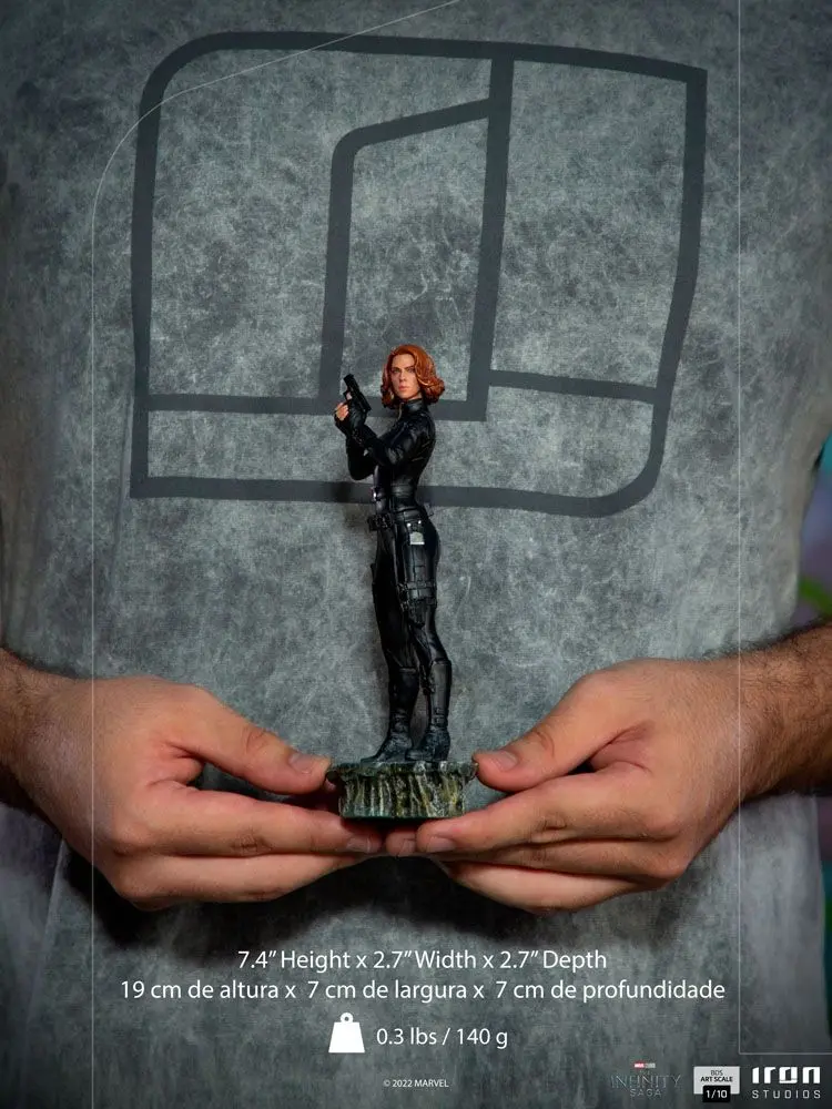 The Infinity Saga BDS Art Scale Statue 1/10 Black Widow Battle of NY 19 cm product photo