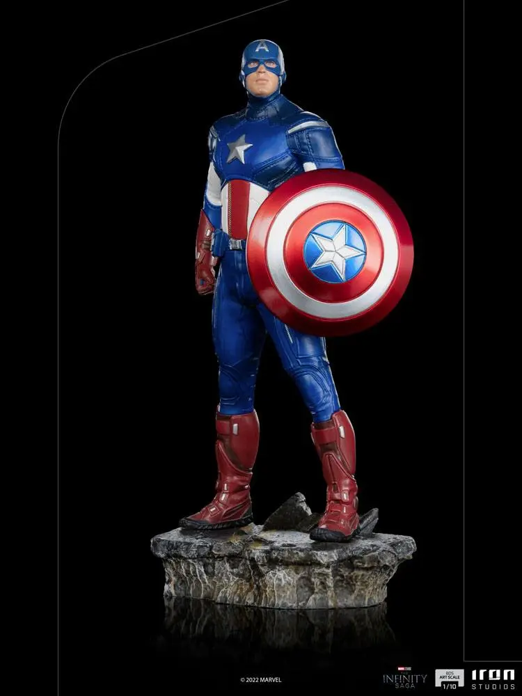 The Infinity Saga BDS Art Scale Statue 1/10 Captain America Battle of NY 23 cm termékfotó