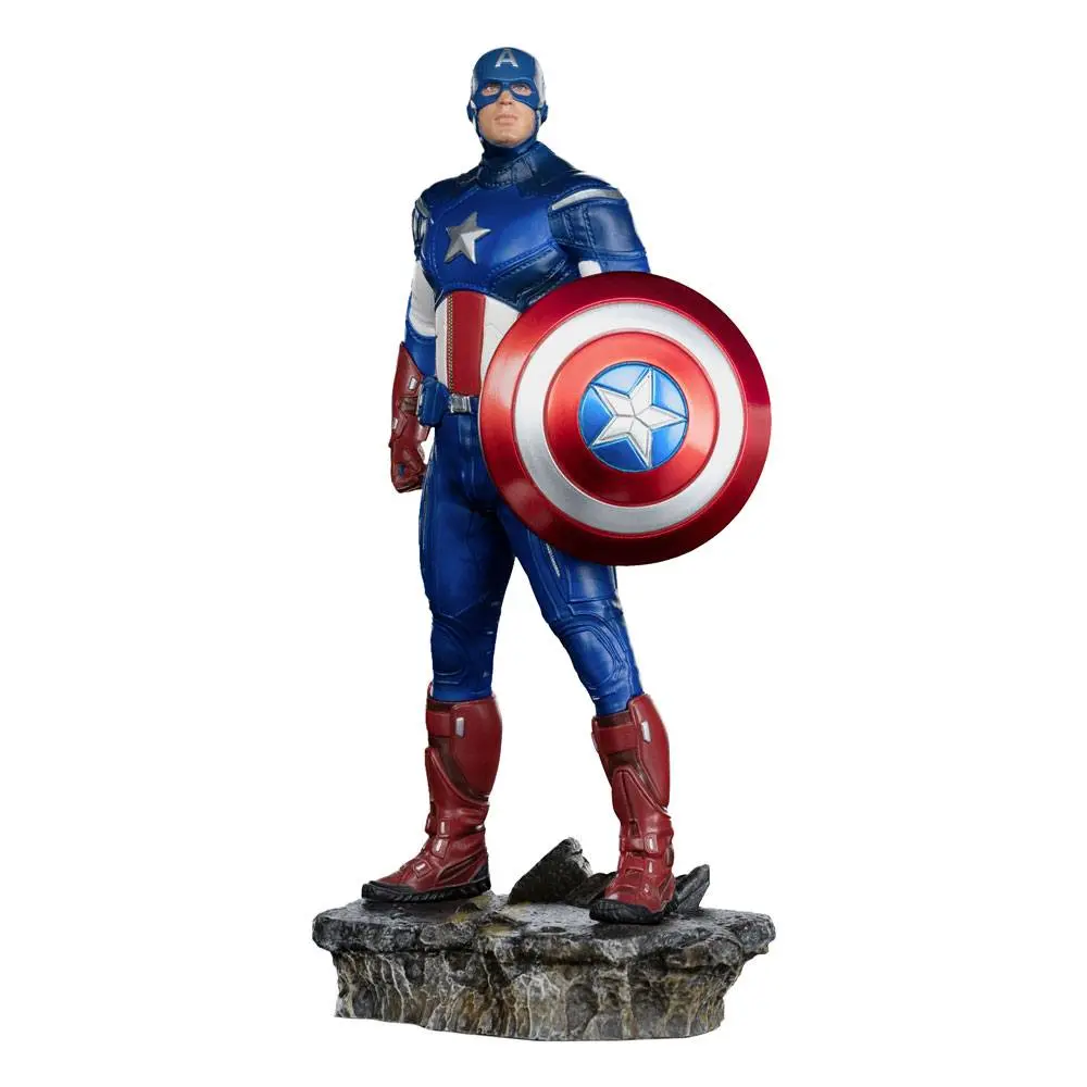 The Infinity Saga BDS Art Scale Statue 1/10 Captain America Battle of NY 23 cm termékfotó