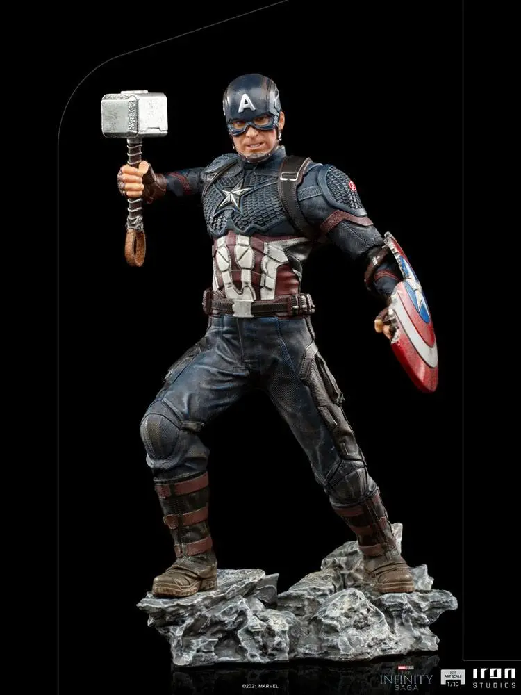 The Infinity Saga BDS Art Scale Statue 1/10 Captain America Ultimate 21 cm product photo
