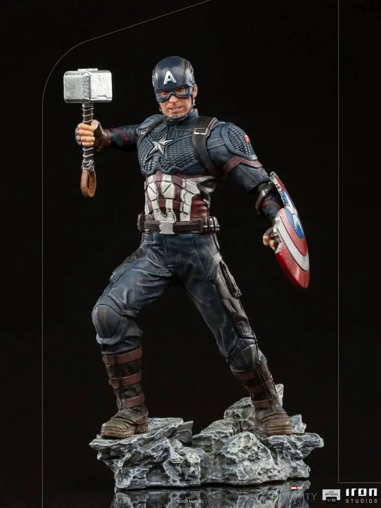 The Infinity Saga BDS Art Scale Statue 1/10 Captain America Ultimate 21 cm product photo