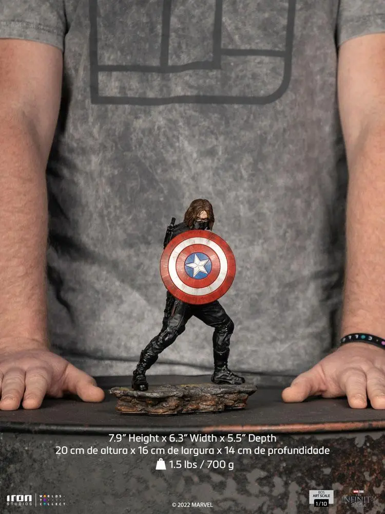 The Infinity Saga BDS Art Scale Statue 1/10 Winter Soldier 20 cm product photo