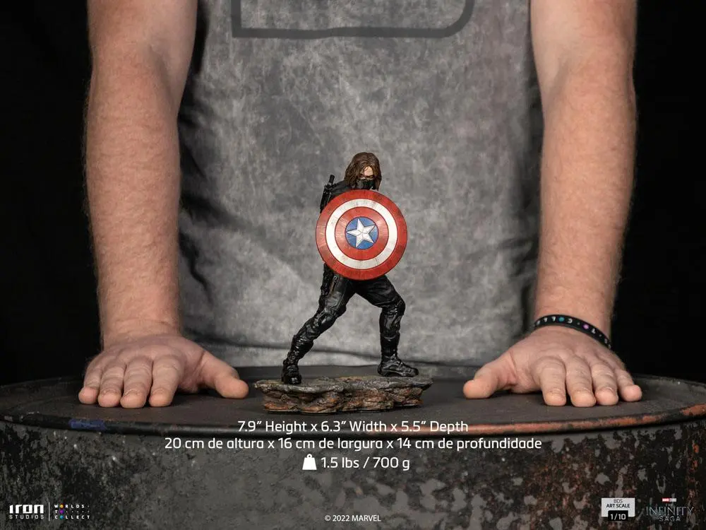 The Infinity Saga BDS Art Scale Statue 1/10 Winter Soldier 20 cm product photo