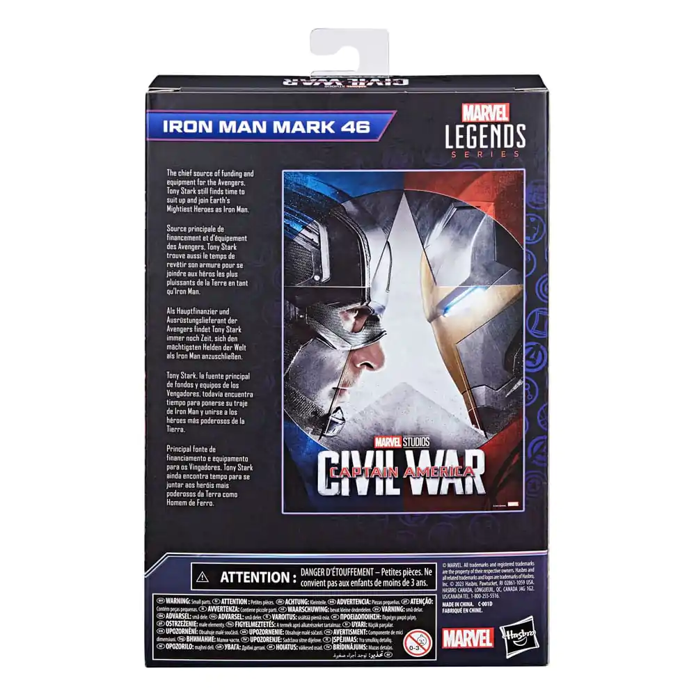 The Infinity Saga Marvel Legends Action Figure Iron Man Mark 46 (Captain America: Civil War) 15 cm product photo