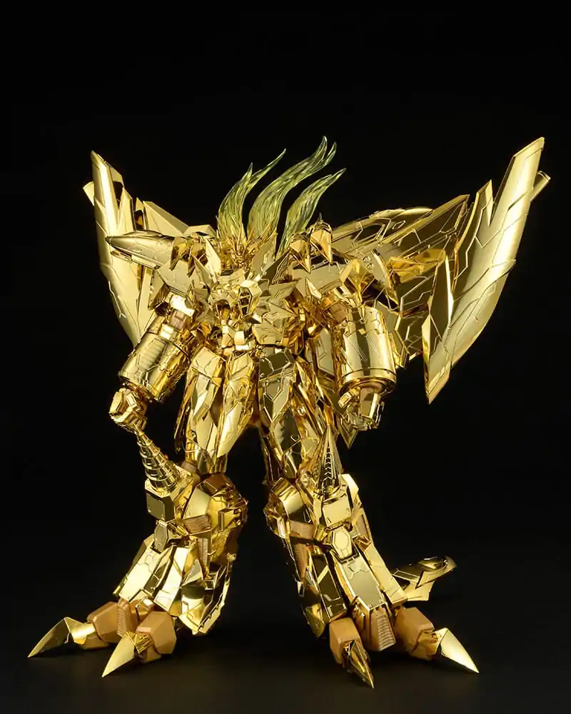 The King of Braves GaoGaiGar Amakunitech Plastic Model Kit Genesic Gaogaigar The Golden Destroyer 18 cm product photo