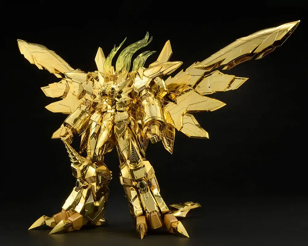 The King of Braves GaoGaiGar Amakunitech Plastic Model Kit Genesic Gaogaigar The Golden Destroyer 18 cm product photo