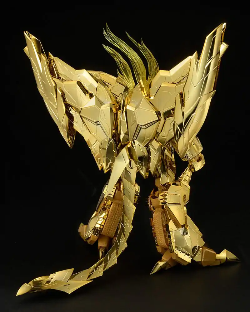 The King of Braves GaoGaiGar Amakunitech Plastic Model Kit Genesic Gaogaigar The Golden Destroyer 18 cm product photo