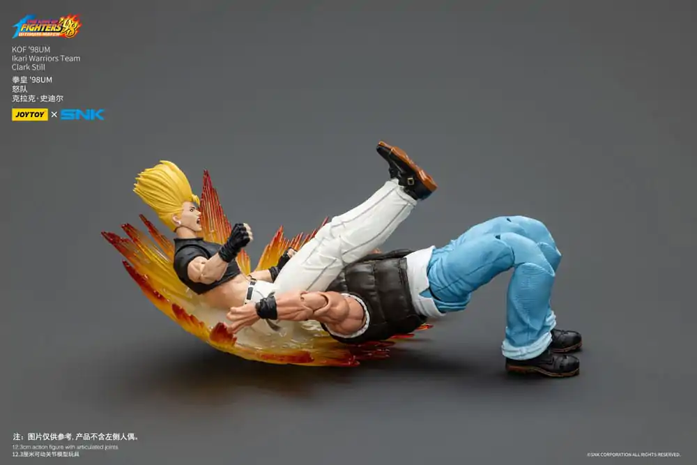 The King Of Fighters &#039;98 Action Figure Hero Team Clark Still 12 cm product photo