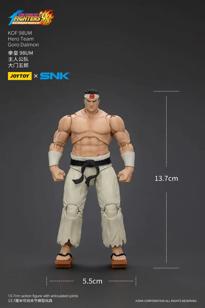 The King Of Fighters &#039;98 Action Figure Hero Team Goro Daimon 12 cm product photo
