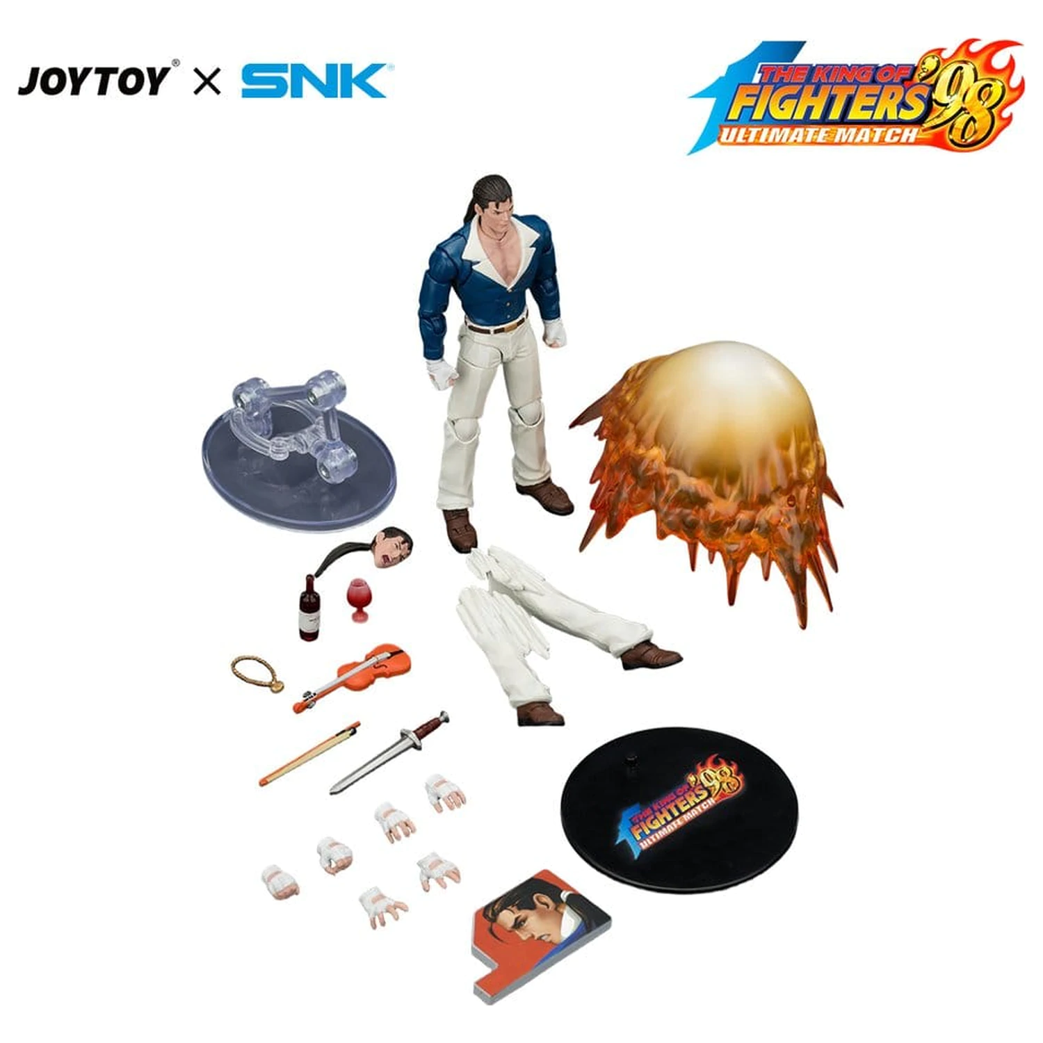 The King of Fighters '98 Ultimate Match Action Figure Robert Garcia (Art of Fighting Team) 12 cm product photo