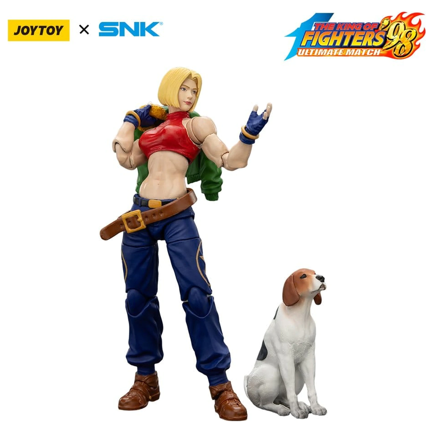 The King of Fighters '98 Ultimate Match Action Figure Blue Mary 11 cm product photo